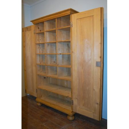 Original antiker Kiefern Schrank Weichholz englisch ca 1890