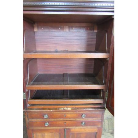 Erstklassiger Regency Antiker Kleiderschrank Mahagoni englisch ca 1800