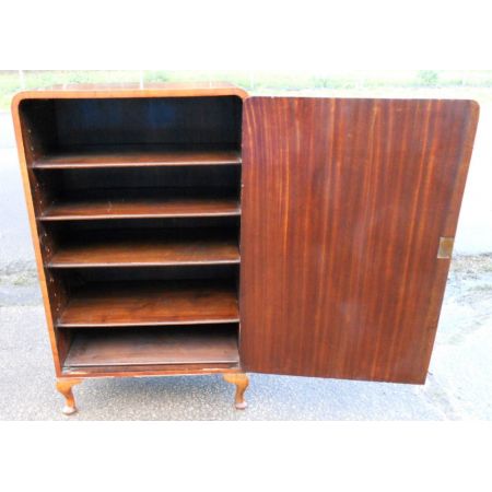 Wunderbarer antiker Art Deco Nussbaum Schrank englisch ca 1930