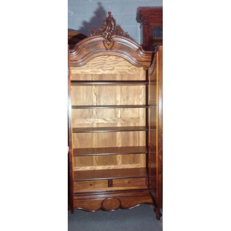 Fantastischer antiker französischer Palisander Kleiderschrank Spiegel ca 1910
