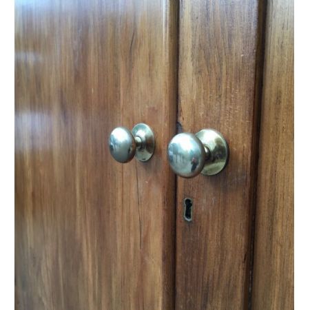 Antiker original viktorianischer Kleiderschrank Kiefer Weichholz englisch ca 1850