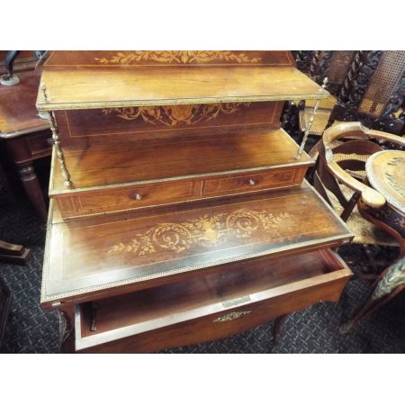 Wunderbarer antiker Schreibtisch Massivholz englisch ca 1880