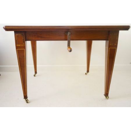 Original antiker Mahagoni Esstisch englisch erweiterbar ca 1900