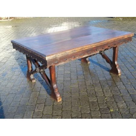 Antiker Landhaus Eichen Esstisch original englisch ca 1880