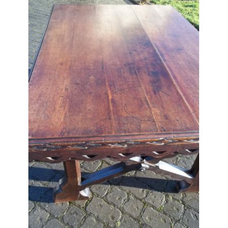 Antiker Landhaus Eichen Esstisch original englisch ca 1880