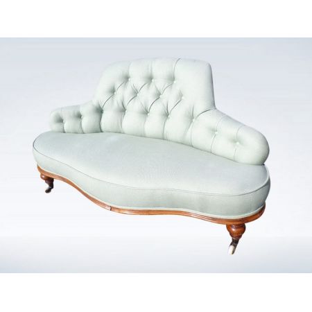 Set Viktorianisches original antikes Sofa und Sessel Chesterfield Stil englisch ca 1890