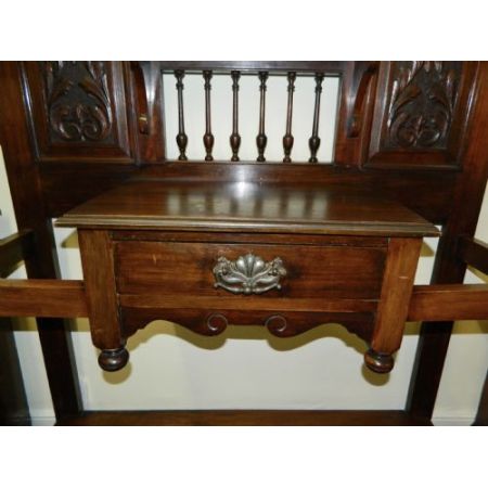 Fabelhafte antike Mahagoni Garderobe Flurgarderobe englisch ca 1890