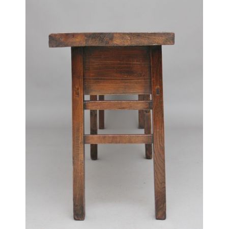 Toller chinesischer antiker Ulmen Beistelltisch ca 1880