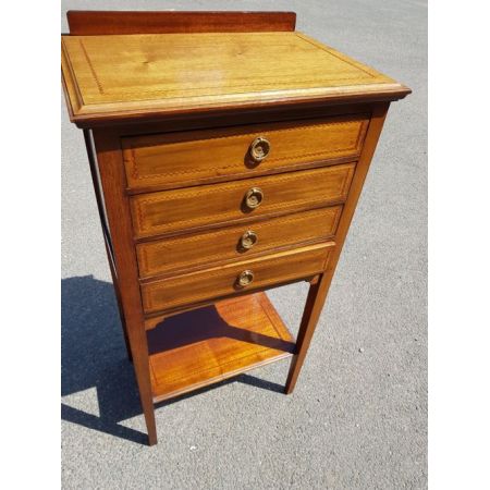 Edwardianischer original antiker Musikschrank Kommode englisch 1890