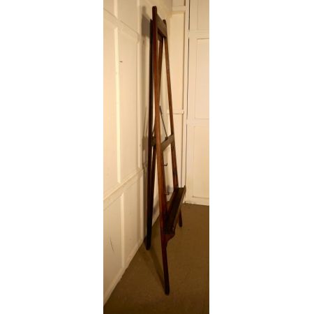 Einmalige antike englische Maler Staffelei Kiefer verstellbar 19. Jh