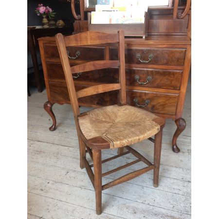 6 Stk. original antike edwardianische Buchen Kapellen Stühle englisch ca 1890