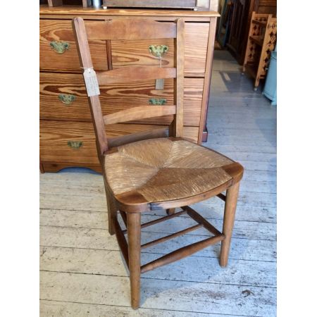 6 Stk. original antike edwardianische Buchen Kapellen Stühle englisch ca 1890