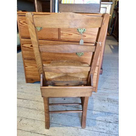 6 Stk. original antike edwardianische Buchen Kapellen Stühle englisch ca 1890