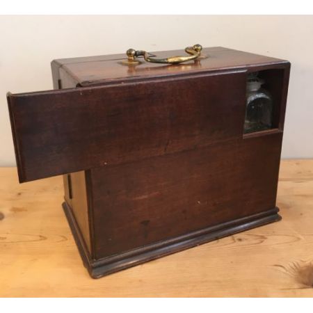 Einmaliger antiker Mahagoni Medizinschrank englisch ca 1800