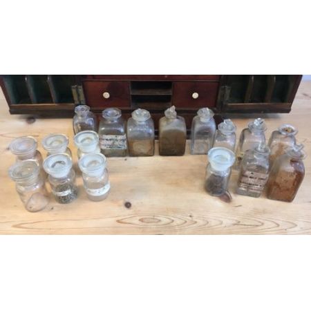 Einmaliger antiker Mahagoni Medizinschrank englisch ca 1800