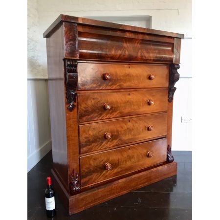 Viktorianische Antike Kiefern Kommode Schottisch ca 1850