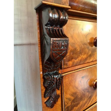 Viktorianische Antike Kiefern Kommode Schottisch ca 1850