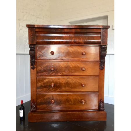 Viktorianische Antike Kiefern Kommode Schottisch ca 1850