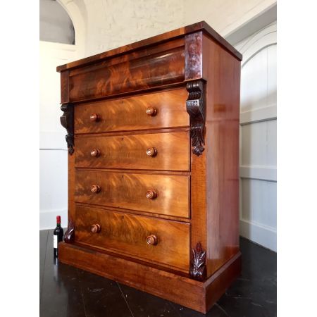 Viktorianische Antike Kiefern Kommode Schottisch ca 1850