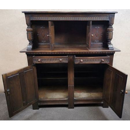 Fabelhaftes antikes Eichen Sideboard englisch 1920