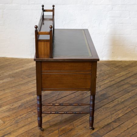 Ausgezeichneter antiker viktorianischer Mahagoni Schreibtisch englisch ca 1850