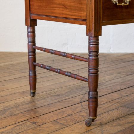 Ausgezeichneter antiker viktorianischer Mahagoni Schreibtisch englisch ca 1850