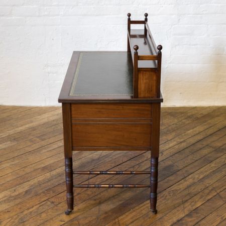 Ausgezeichneter antiker viktorianischer Mahagoni Schreibtisch englisch ca 1850