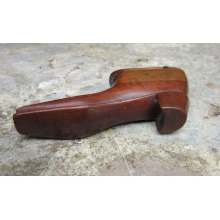 Feine antike englische Schnupftabak Dose Holz  ca 1840