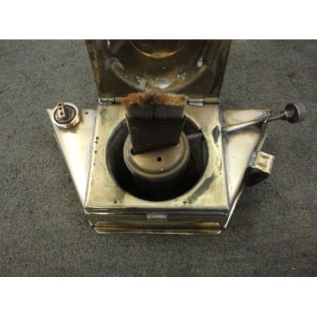 Antike Messing Schiffslaterne Lampe englisch Bulpitt & Söhne 1920