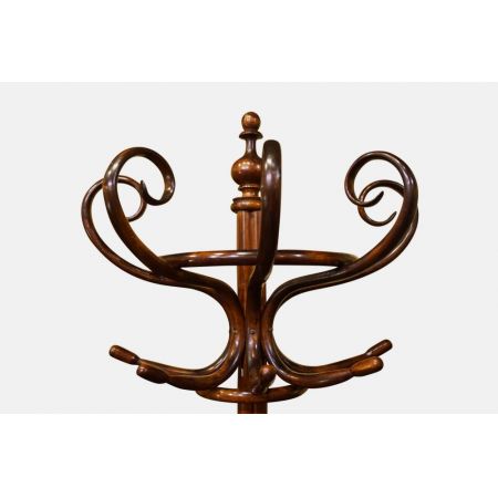 Fantastischer antiker Bugholz Kleiderständer englisch ca 1880