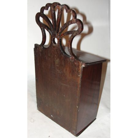 Georgianische englische Mahagoni Kerzenbox Kerzenkasten original antik ca 1780