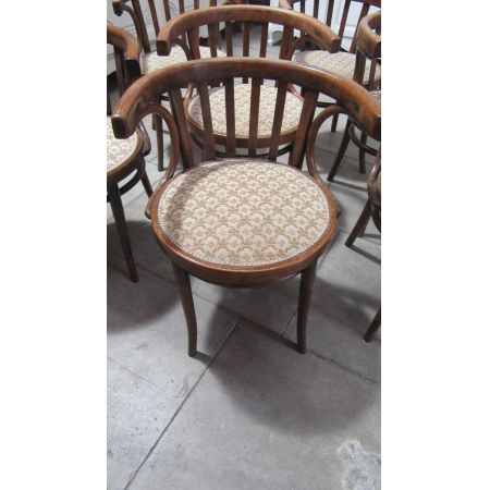 7 Stk original antike Bugholz Küchenstühle Stühle englisch ca 1910