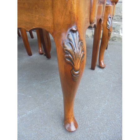 15 Stk original antike Nussbaum Stühle Küchenstühle englisch ca 1900