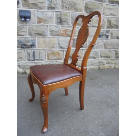 15 Stk original antike Nussbaum Stühle Küchenstühle englisch ca 1900