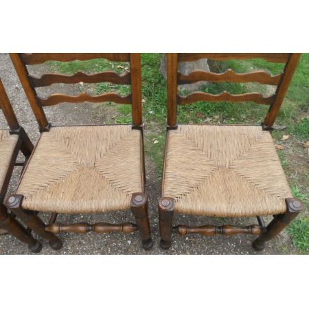 8 Stk original antike Esszimmerstühle Ulme englisch ca 1900