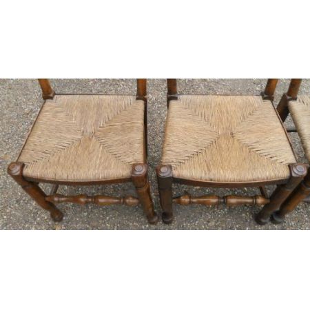 8 Stk original antike Esszimmerstühle Ulme englisch ca 1900