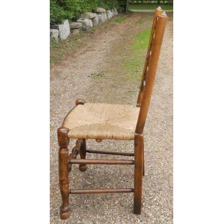 8 Stk original antike Esszimmerstühle Ulme englisch ca 1900