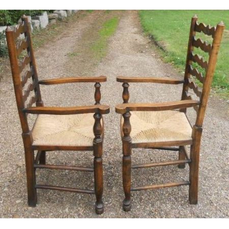 8 Stk original antike Esszimmerstühle Ulme englisch ca 1900