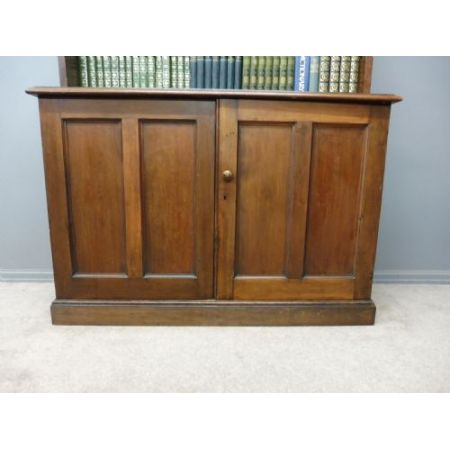 Antikes edwardianisches Militär Bücherregal Mahagoni englisch ca 1910