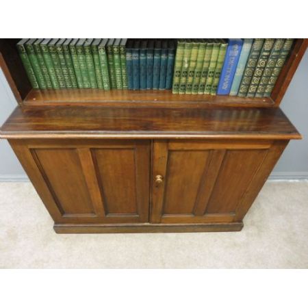 Antikes edwardianisches Militär Bücherregal Mahagoni englisch ca 1910