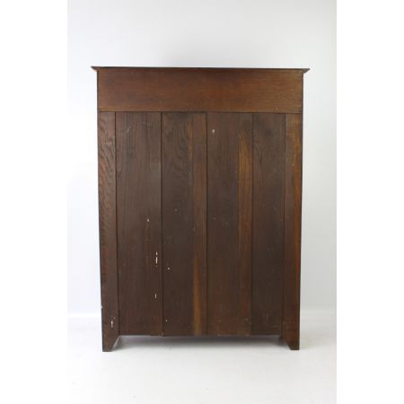 Englischer edwardianischer Eichen Bücherschrank antik ca 1890