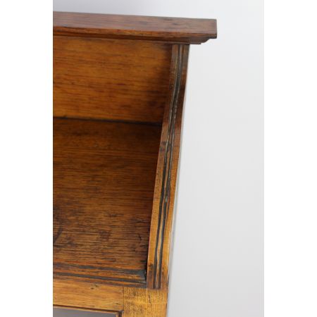 Englischer edwardianischer Eichen Bücherschrank antik ca 1890