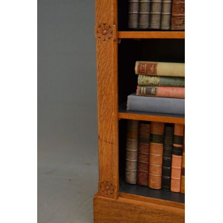 Viktorianisches Englisches Mahagoni Bücherregal ca 1880