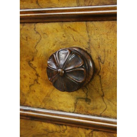 Antikes englisches viktorianisches Nussbaum Bureau Bookcase ca 1860