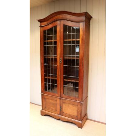 Original englischer Bücherschrank Eiche antik ca 1910