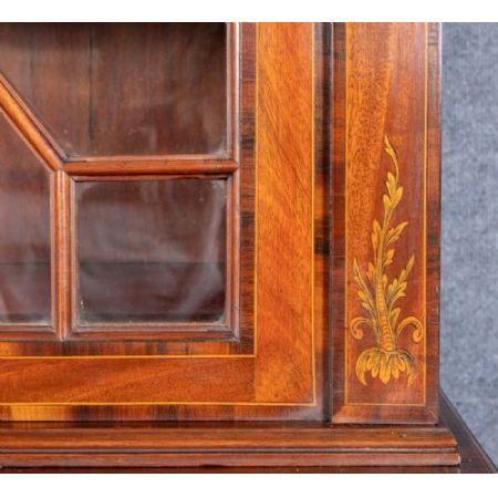 Antikes englisches Sheraton Revival Bücherregal ca 1900