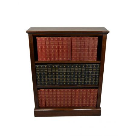 Viktorianisches Englisches antikes Nussbaum Bücherregal ca 1890