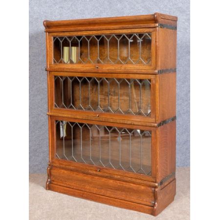 Original antikes Globe Wernicke Bücheregal Eiche ca 1910