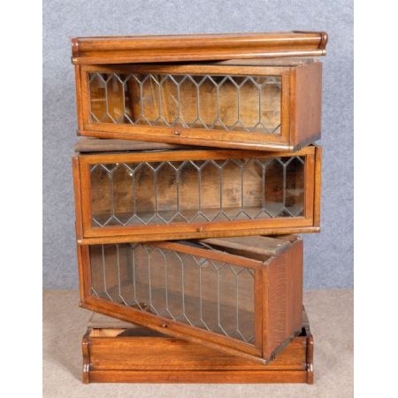 Original antikes Globe Wernicke Bücheregal Eiche ca 1910