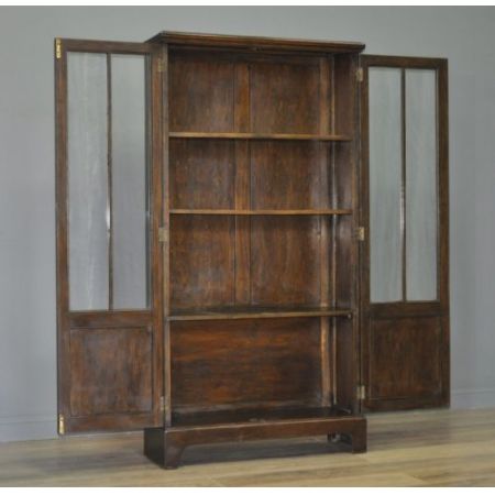 Englischer antiker Bücherschrank Eiche ca 1920